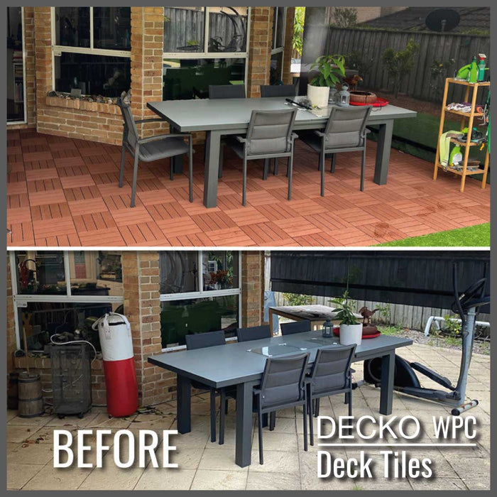 Wholesale: Box of 100 Corner Pieces for DECKO WPC Premium Tiles - Select Colour - Add-on only to full pallet orders (Price/Box)