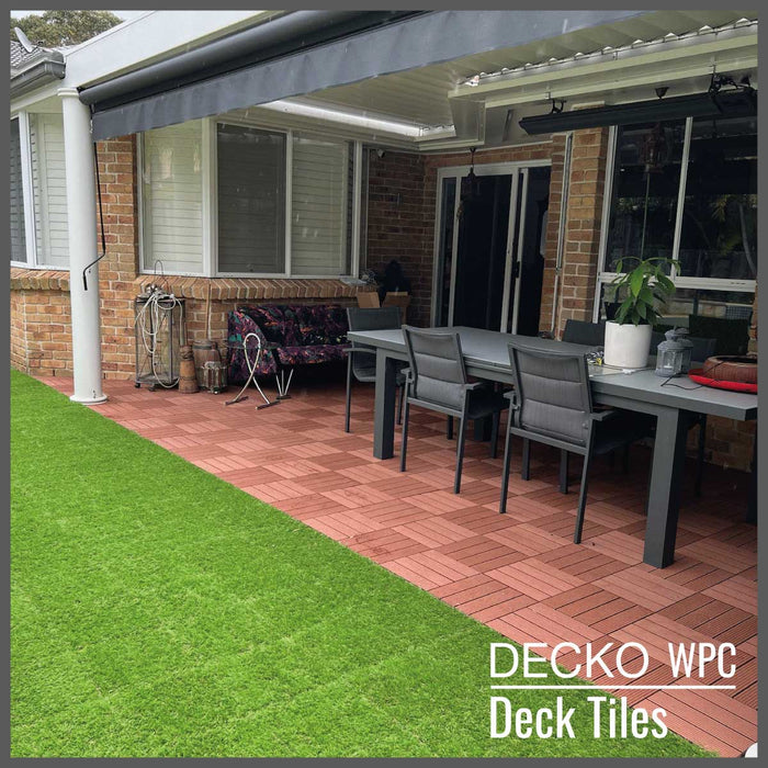 Wholesale: Box of 100 Corner Pieces for DECKO WPC Premium Tiles - Select Colour - Add-on only to full pallet orders (Price/Box)