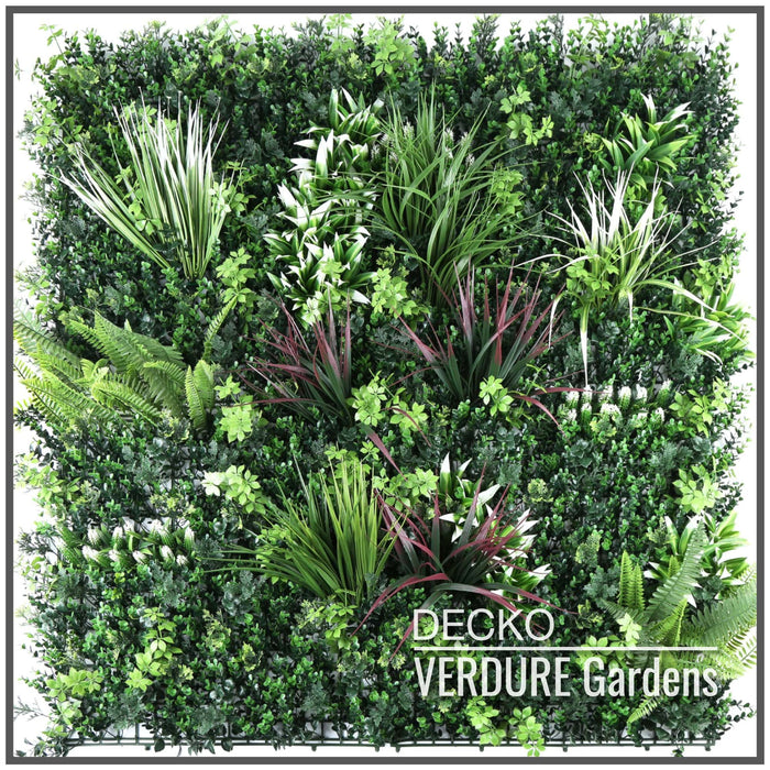 Wholesale: Box of 5 DECKO VERDURE 1000mm x 1000mm Green Wall Panels - AMAZONIA - FOB Shanghai. MOQ 10 Boxes = 1 Pallet (Price/Box)