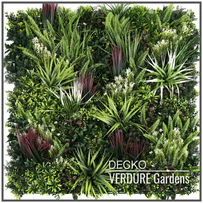 Wholesale: Box of 5 DECKO VERDURE 1000mm x 1000mm Green Wall Panels - TROPICAL - FOB Shanghai. MOQ 10 Boxes = 1 Pallet (Price/Box)