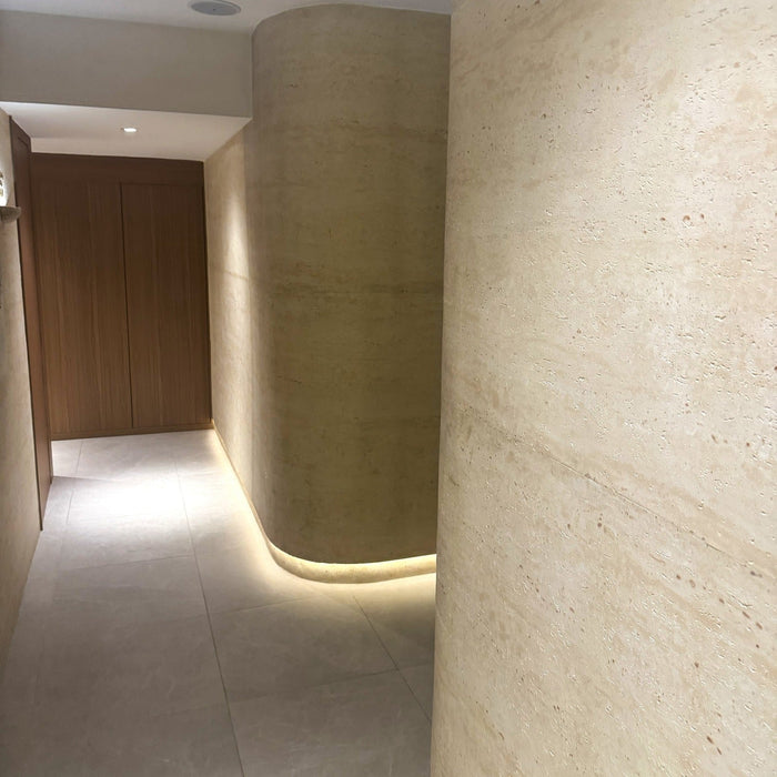 Wholesale: DECKO Flexistone Wall Panels - Box of 6: GRANDE TRAVERTINO panels (1200x600mm) - FOB Shenzen. MOQ 1 Pallet = 72 boxes (Price/Box)