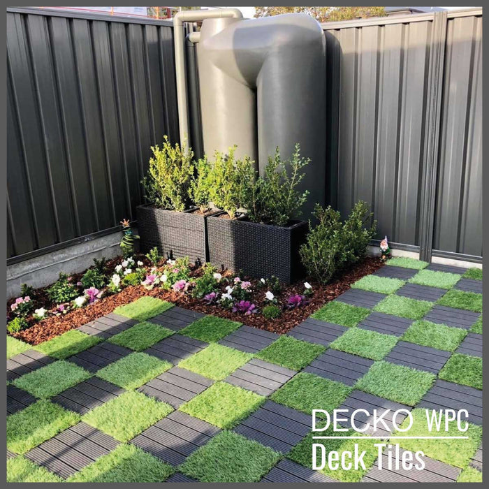Wholesale: Box of 50 Ramp Edges for DECKO WPC Premium Tiles - Select Colour - Add-on only to full pallet orders (Price/Box)