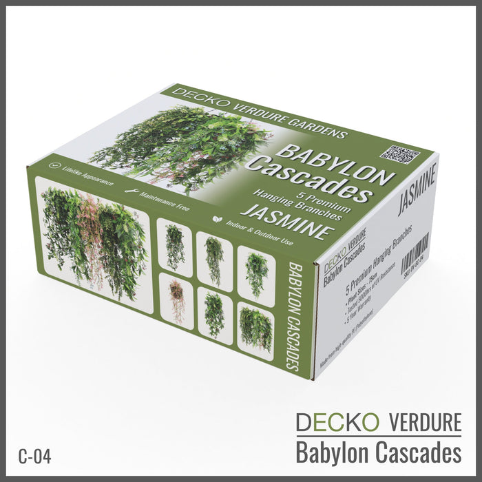 Wholesale: Box of DECKO Verdure Babylon Cascades - JASMINE - FOB Shanghai. MOQ 1 Pallet = 90 boxes (Price/Box)