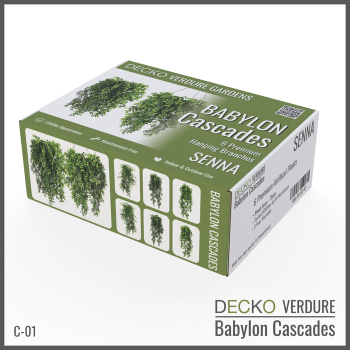 Wholesale: Box of DECKO Verdure Babylon Cascades - SENNA - FOB Shanghai. MOQ 1 Pallet = 90 boxes (Price/Box)