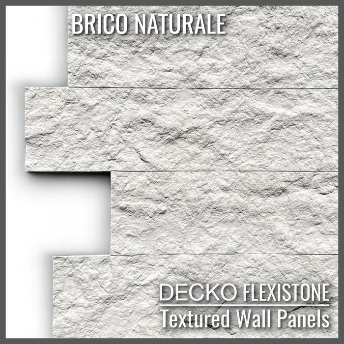 Wholesale: DECKO Flexistone Wall Panels - Box of 12: BRICO NATURALE panels - FOB Shanghai. MOQ 1 Pallet = 90 boxes (Price/Box)