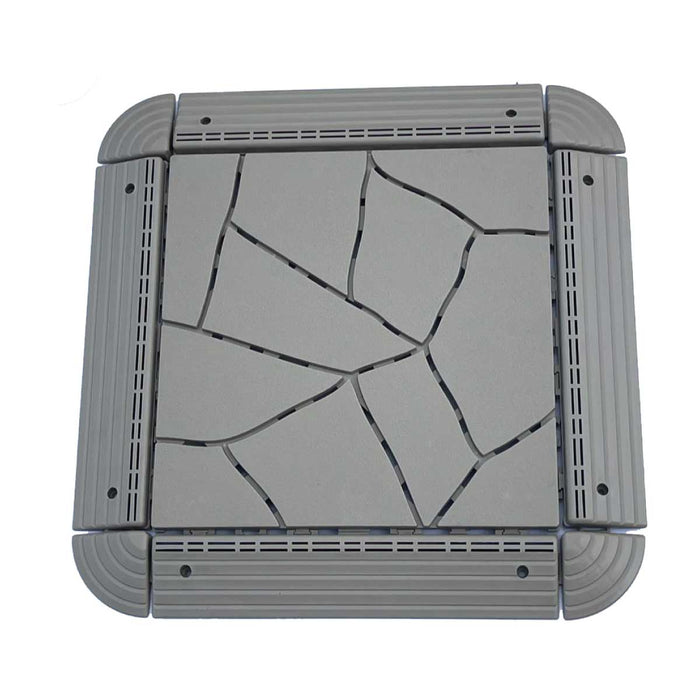 Wholesale: Box of 60 Ramp Edges for DECKO Lite PP Deck Tiles - Choose Colour - Add-on only to full pallet orders (Price/Box)