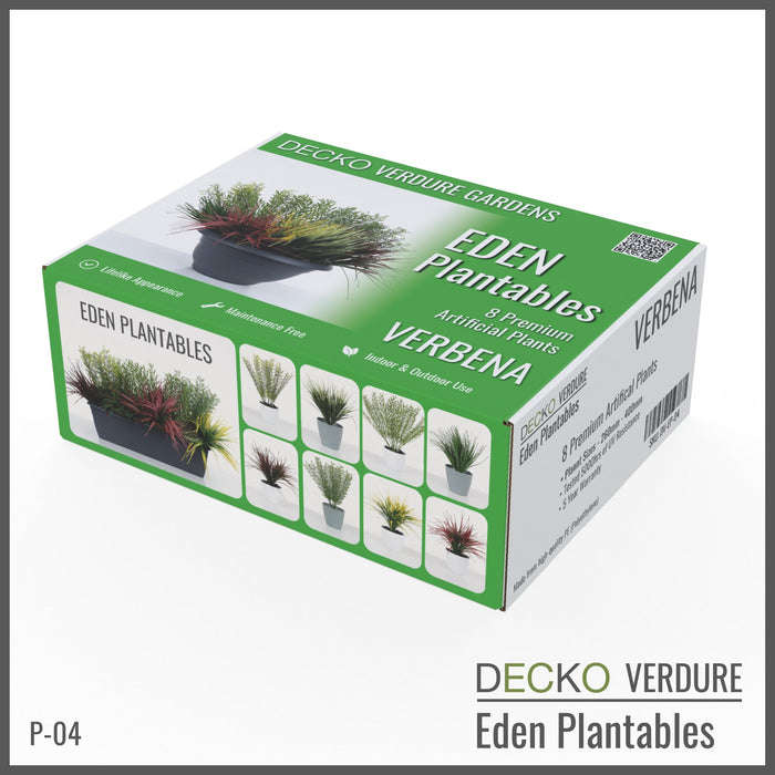 Wholesale: Box of DECKO Verdure Eden Plantables - VERBENA - FOB Shanghai. MOQ 1 Pallet = 90 boxes (Price/Box)