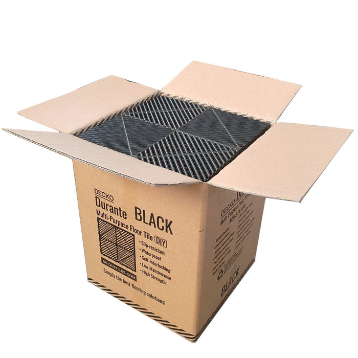 Wholesale: Box of 30 DECKO DURANTE Garage Tiles - Select Colour - FOB Qingdao, MOQ is 1 pallet = 24 boxes (Price/Box)