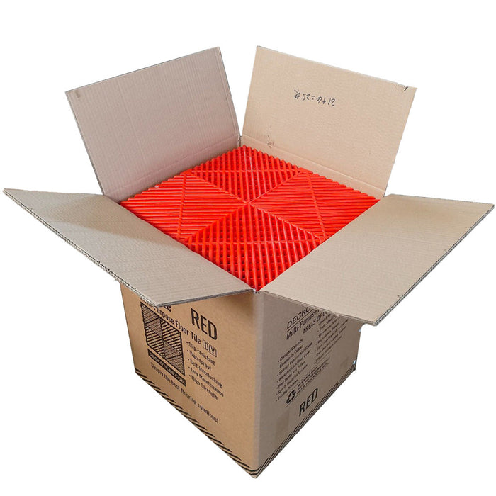 Wholesale: Box of 30 DECKO DURANTE Garage Tiles - Select Colour - FOB Qingdao, MOQ is 1 pallet = 24 boxes (Price/Box)