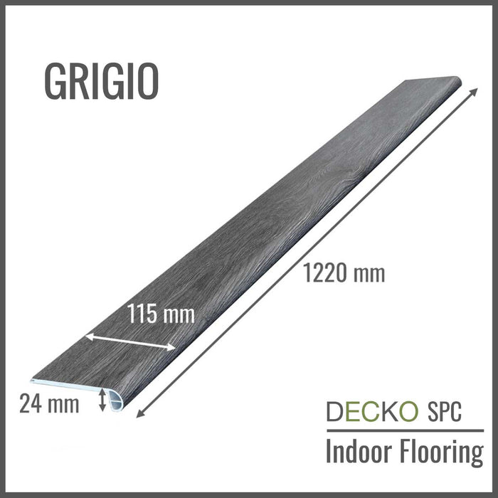 Wholesale: Box of 10 Step Edges - DECKO <b>Hybrid SPC Flooring</b> - Price/Piece