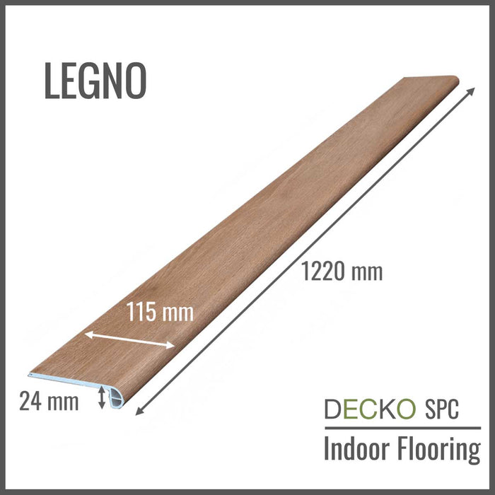 Wholesale: Box of 10 Step Edges - DECKO <b>Hybrid SPC Flooring</b> - Price/Piece