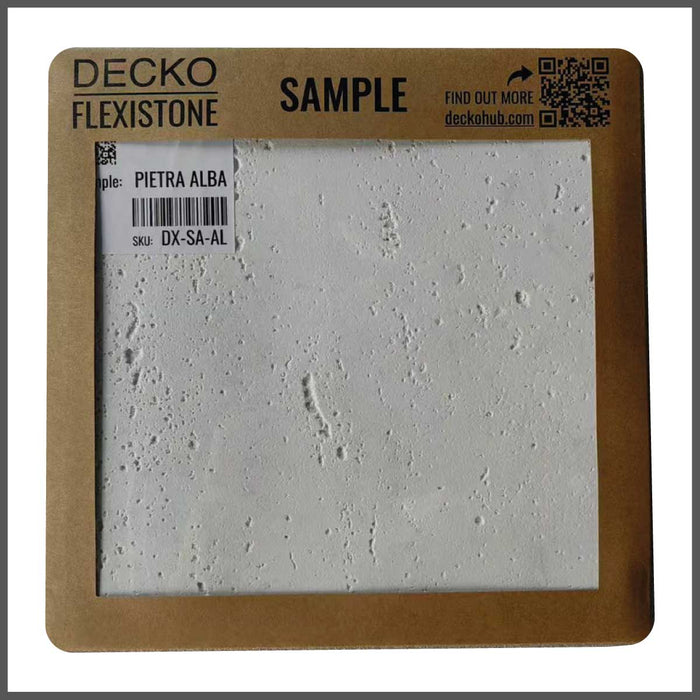 DECKO Flexistone Wall Panels - PIETRA ALBA - Box of 16 Panels 900x300mm