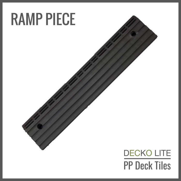 Wholesale: Box of 60 Ramp Edges for DECKO Lite PP Deck Tiles - Choose Colour - Add-on only to full pallet orders (Price/Box)