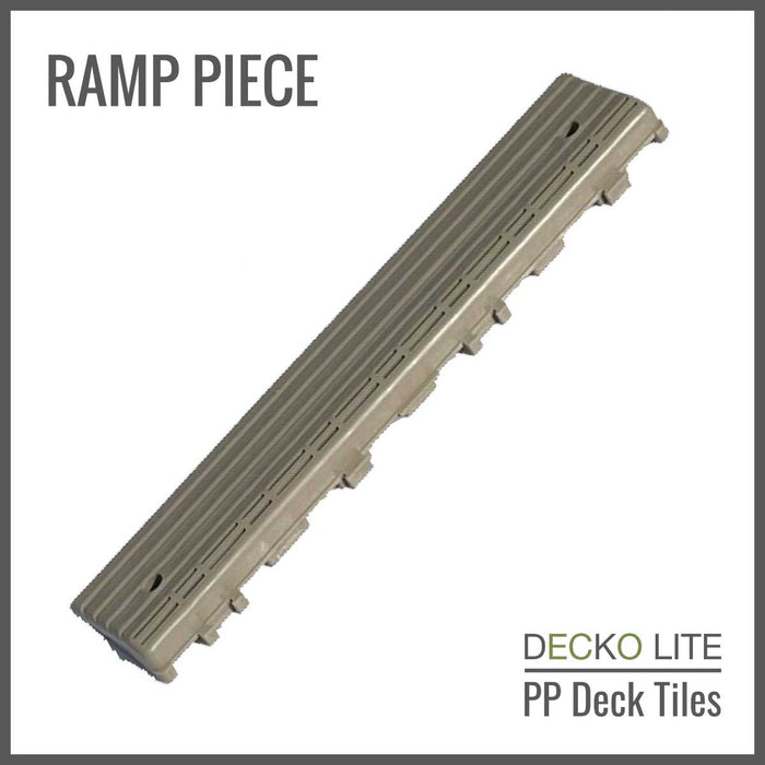 Wholesale: Box of 60 Ramp Edges for DECKO Lite PP Deck Tiles - Choose Colour - Add-on only to full pallet orders (Price/Box)