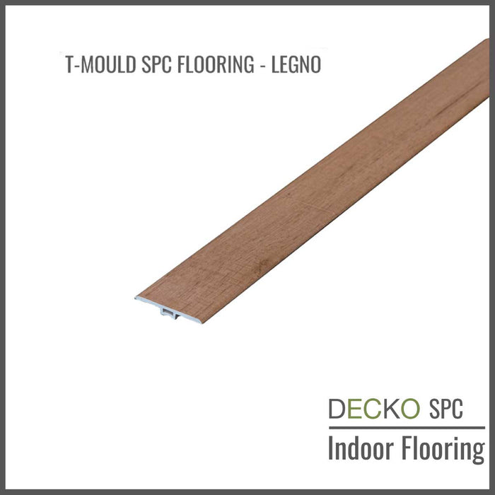 Wholesale: Box of 25 T-moulds for DECKO SPC Indoor Flooring - Choose Color - Add-on only to full pallet orders (Price/Box)