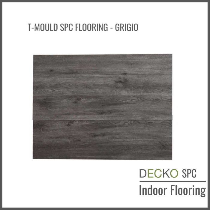 Wholesale: Box of 25 T-moulds for DECKO SPC Indoor Flooring - Choose Color - Add-on only to full pallet orders (Price/Box)