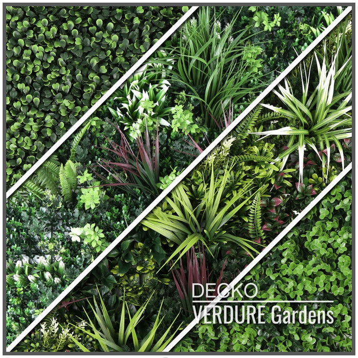 Wholesale: Box of 5 DECKO VERDURE 1000mm x 1000mm Green Wall Panels - TROPICAL - FOB Shanghai. MOQ 10 Boxes = 1 Pallet (Price/Box)