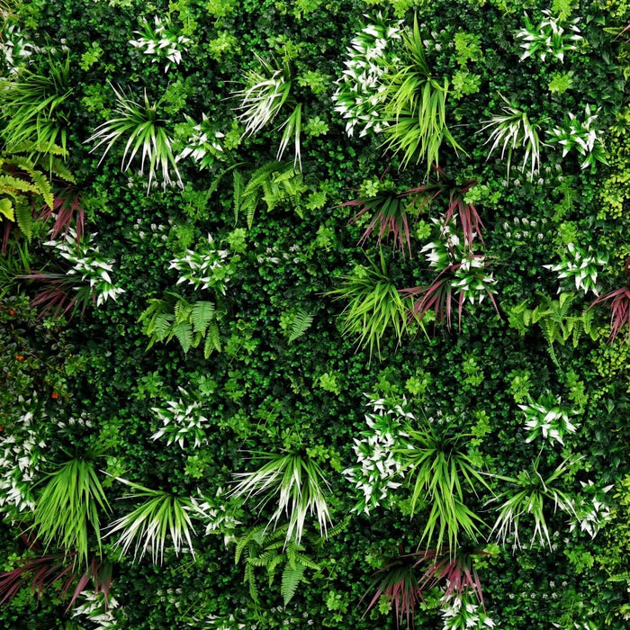 Wholesale: Box of 5 DECKO VERDURE 1000mm x 1000mm Green Wall Panels - AMAZONIA - FOB Shanghai. MOQ 10 Boxes = 1 Pallet (Price/Box)