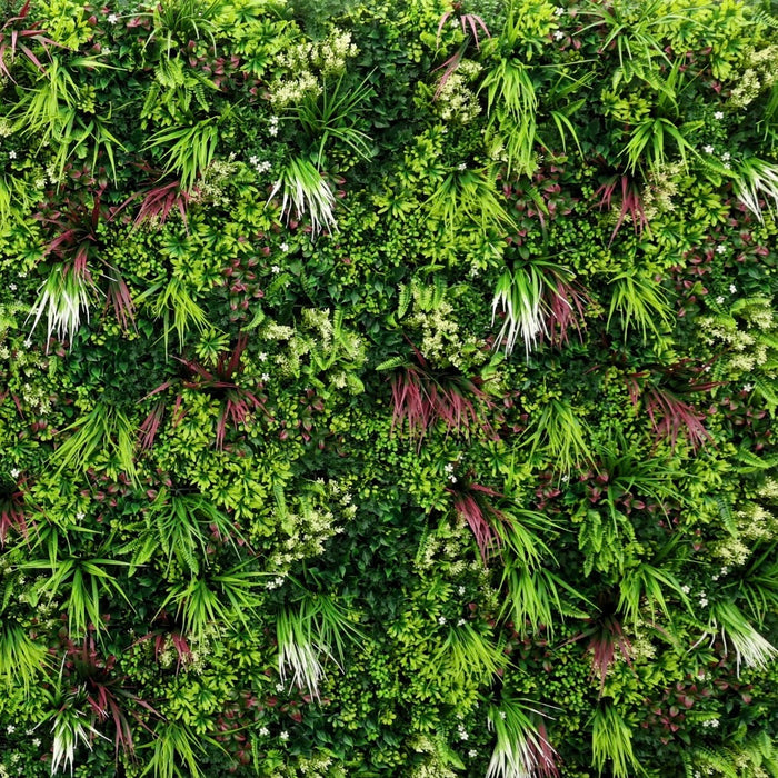 Wholesale: Box of 5 DECKO VERDURE 1000mm x 1000mm Green Wall Panels - TROPICAL - FOB Shanghai. MOQ 10 Boxes = 1 Pallet (Price/Box)